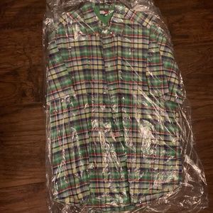 Tommy Hilfiger Plaid Short Sleeve Button Down